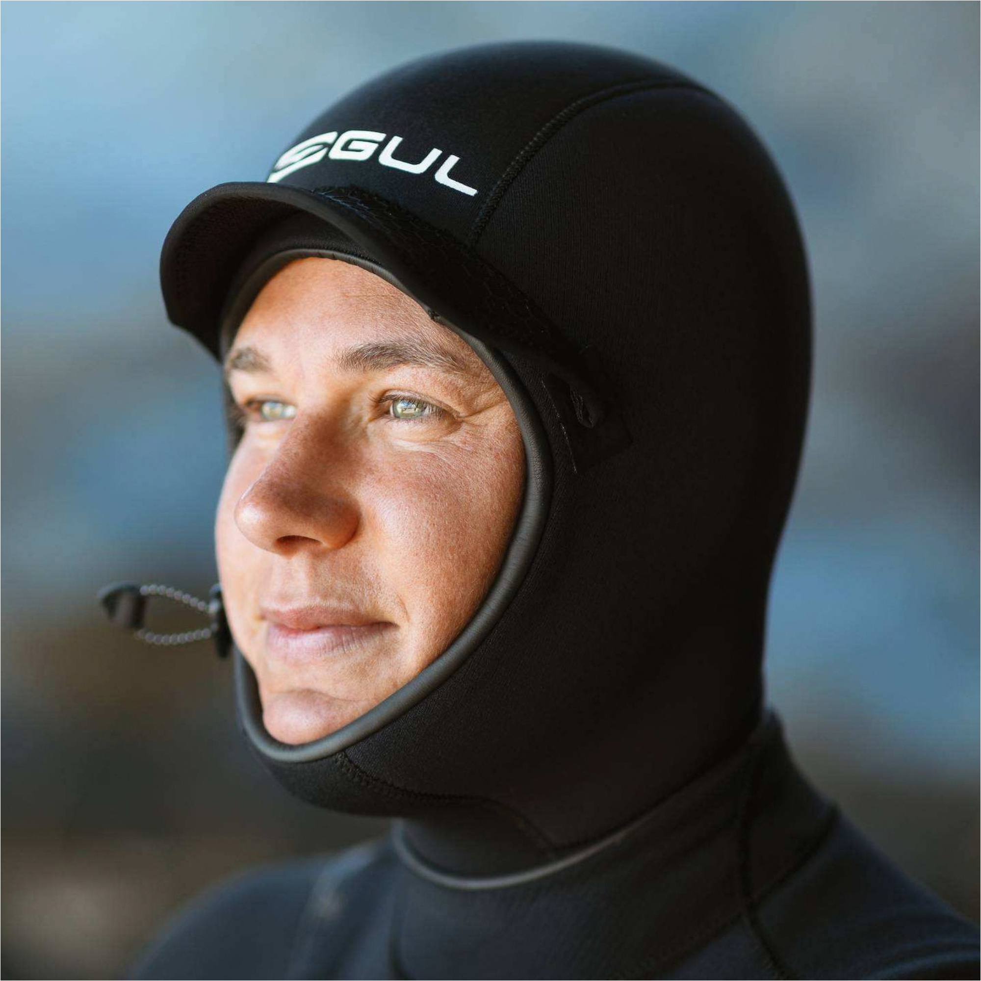 2026 Gul Flexor Yulex 3mm Hood HO0312-BKBK - Black